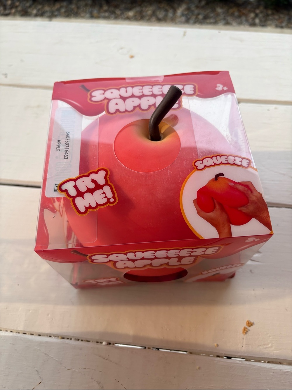 Squeeze Apple Red Stress Relief Squishy Toy Sunny Days NEW IN BOX - Picture 2 of 3